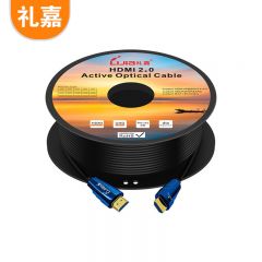 礼嘉（LIJIA） LJ-GD90光纤HDMI线2.0版90米 4K高清线60Hz发烧工程级 笔记本电脑PS4机顶盒连接电视投影仪数据连接线