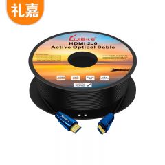 礼嘉（LIJIA）GC-HD35光纤HDMI线2.0版35米 4K高清线60Hz发烧工程级 笔记本电脑PS4机顶盒连接电视投影仪数据连接线