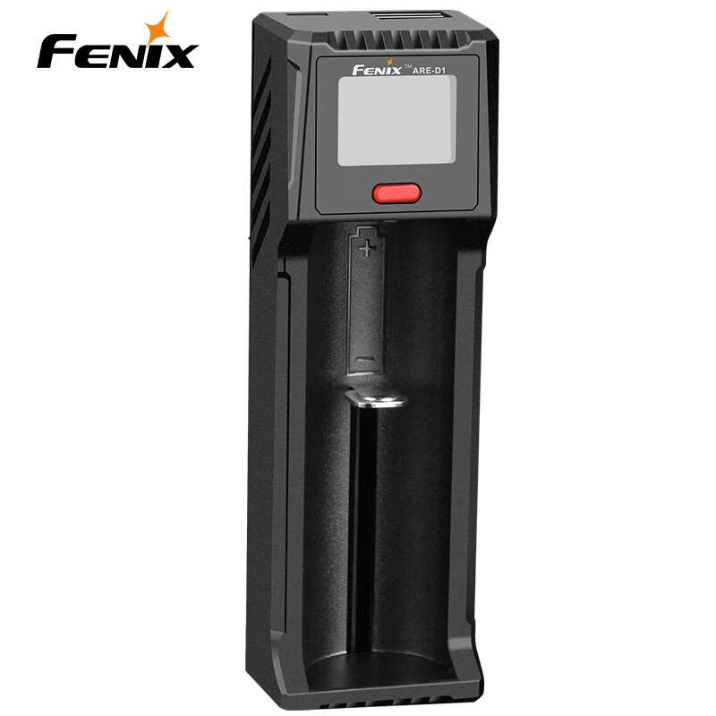 FENIX ARE-D1充电器锂电池 手电电池充电器多兼容液晶显示单通道充电器