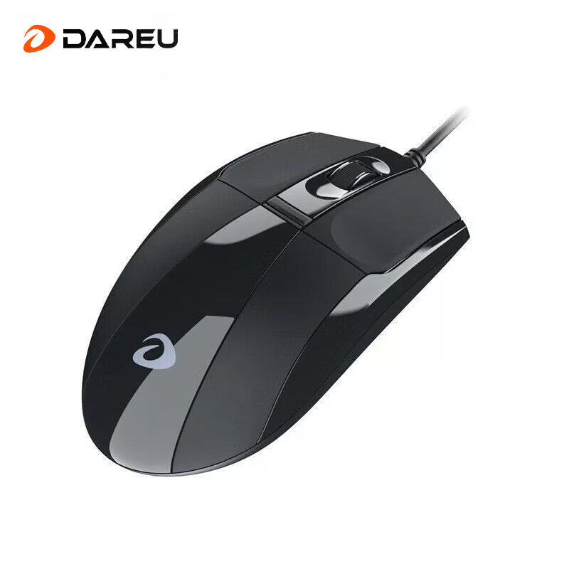 达尔优（dareu） LM102有线鼠标笔记本电脑光电鼠标商务办公 经典黑