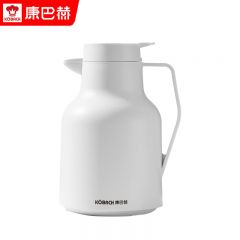康巴赫（KBH） 保温壶家用1.5L大容量热水瓶玻璃内胆保温瓶便携暖水壶 白色 KHA-H1.5L