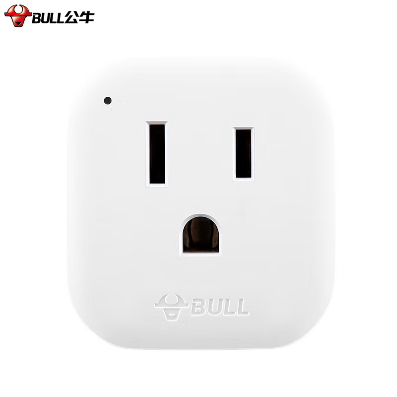 公牛（BULL） 旅行充电转换器插头转国内电器插座 L01CA(S)中转美吸塑装转换器(3384/18.01)