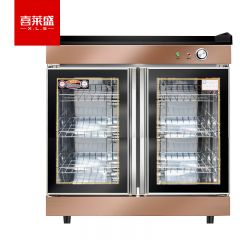 喜莱盛（XLS） GTP800D茶水柜消毒柜商用包厢大理石台面茶水消毒柜商用双门无抽屉备餐包厢餐厅配餐边柜