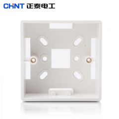 正泰 86型明装开关插座 塑料明盒（个）