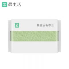 最生活（a-life） A-1159青春系列毛巾厚款34*76cm绿色