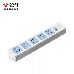 公牛（BULL） GN-415K(S)5位总控排插 无线袋装延长线无线插座5位总控排排插/拖线板/电源接线板（吊卡/3203）