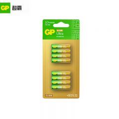 超霸（GP） 7号8粒Ultra碱性电池7号8粒卡装 适用于照相机/鼠标/玩具/剃须刀/门铃/电动工具