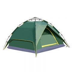 Tri-polar 帐篷户外3-4人全自动家庭野外露营防雨春游野营加厚帐篷TP2617 军绿色 3-4人