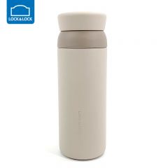 乐扣乐扣（LOCK&LOCK） 憧憬旋转保温杯316不锈钢轻量化LHC4211GRY(灰色 350ml)