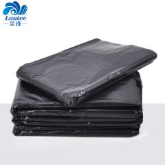 兰诗（LAUTEE）平口120*140垃圾袋50只/包 黑色塑料袋 LJD-3113