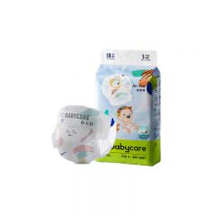 babycare BC2002342超薄日用Airpro纸尿裤弱酸亲肤超薄透气宝宝尿不湿 S【58片】适合体重4-8KG