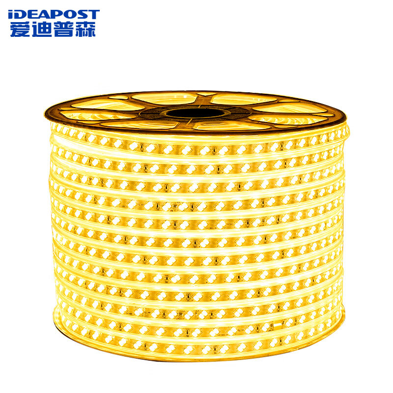 爱迪普森（IDEAPOST）2835-120 10mm/暖黄 led灯带整卷100米吊顶 户外防水工程亮化装饰灯条