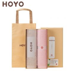 HOYO JP8049芦荟毛巾两件套浅咖浅粉