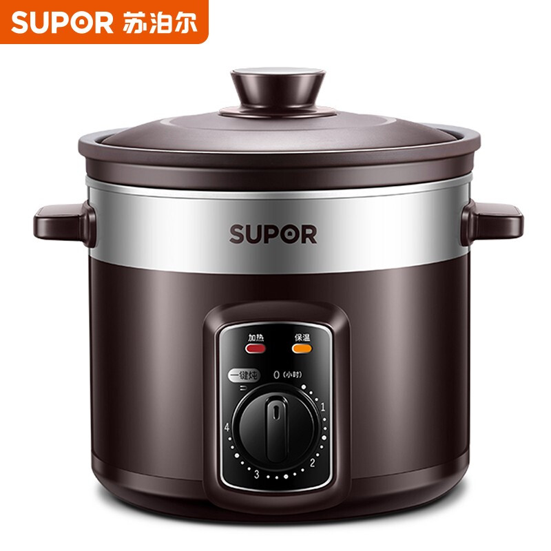 苏泊尔（SUPOR） DG40YK6-30家用炖盅煲汤锅煮粥锅电炖锅4L
