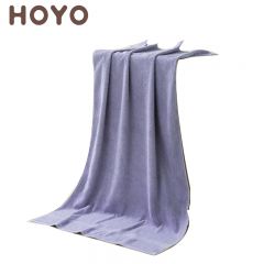 HOYO JP8930臻品长绒棉浴巾EVA单条装紫