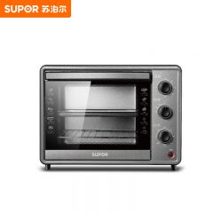苏泊尔（SUPOR） K30FK6家用多功能电烤箱30L主流容量上下管统一控温匀火恒温4层烤位台式烤箱