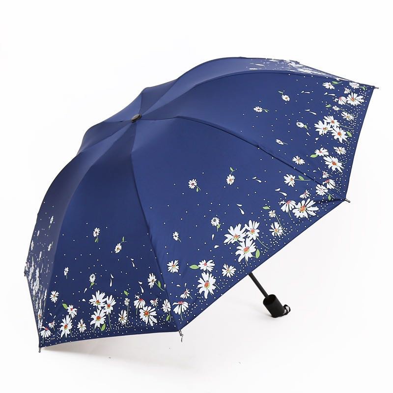 SBR 斯巴睿户外卡希尔三折伞LK-912蓝色