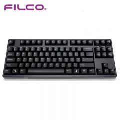 斐尔可（FILCO） 87键圣手二代机械键盘 有线cherry樱桃轴游戏键盘 办公键盘 电脑键盘 黑色 黑轴