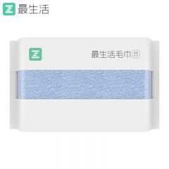 最生活（a-life） A-1193青春系列毛巾轻柔款32*70cm蓝色