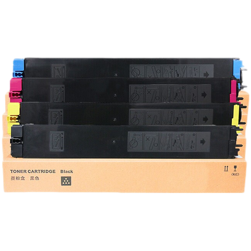 京呈SF-25CT碳粉盒适用夏普SHARP SF-S251RC硒鼓复印机墨粉盒SF-25CTBA粉盒 【50000页】SF-25CT 四色大容粉盒套装