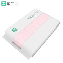 最生活（a-life） A-1181新疆长绒棉密封浴巾 纯棉强吸水 国民系列大浴巾 粉色 70*140cm