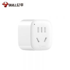 公牛（BULL） GN-901A(S)美转中吸塑装转换器转换头多功能无线一变多插座（3373/18.01）