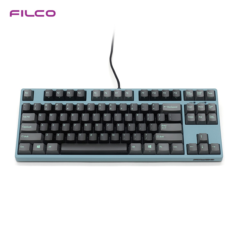 斐尔可（FILCO）FKBN87MPS/ECSP2AG 「87圣手二代」 机械键盘 晨曦绿 PBT多媒体版 粉轴