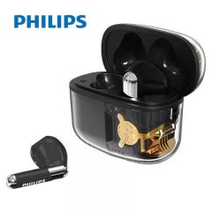 飞利浦（PHILIPS） TAT1168 黑色 真无线蓝牙5.3手机通话降噪运动跑步重低音音乐耳机