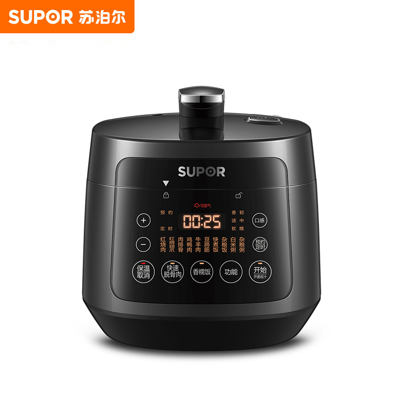苏泊尔（SUPOR） SY-30FC12Q电压力锅家用3L多功能精钢球釜高压锅煮饭锅一锅双胆智能预约