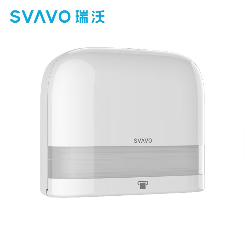 瑞沃 高端擦手纸盒卫生间纸巾盒酒店擦手纸巾盒家用卫生间抽纸盒免打孔 ZM-060白色 可粘贴/可打孔