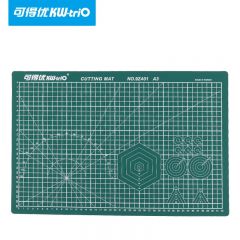 可得优（KW-triO） 9Z401双面切割垫A3绿划痕快速自愈防滑雕刻板手账工具