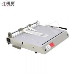 道顿（DOCON）DC-100P A4幅面 精装封套成型包皮机 标书影集画册菜谱词典 灰纸板硬壳硬纸板精装书壳机