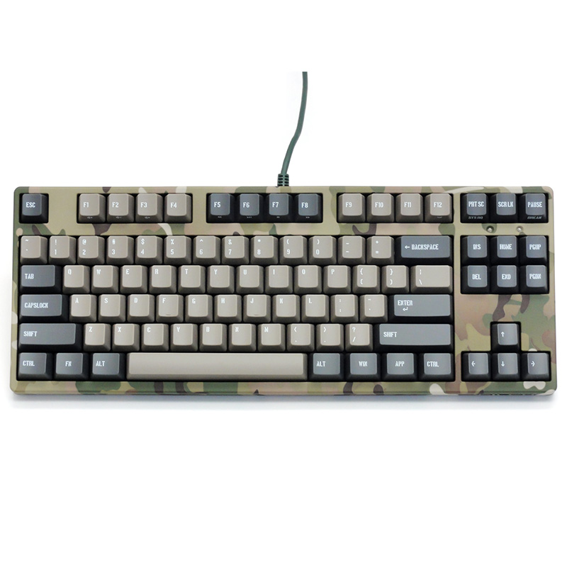 斐尔可（FILCO） FKBN87M/EMR2「87圣手二代」机械键盘 迷彩色 灰键帽 茶轴
