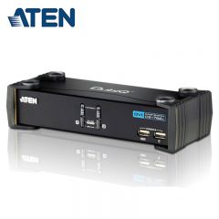 宏正 (ATEN) CS1762A 2端口USB 2.0 DVI KVM多电脑切换器支持音频宽屏跨平台动态技术电源检测工业级