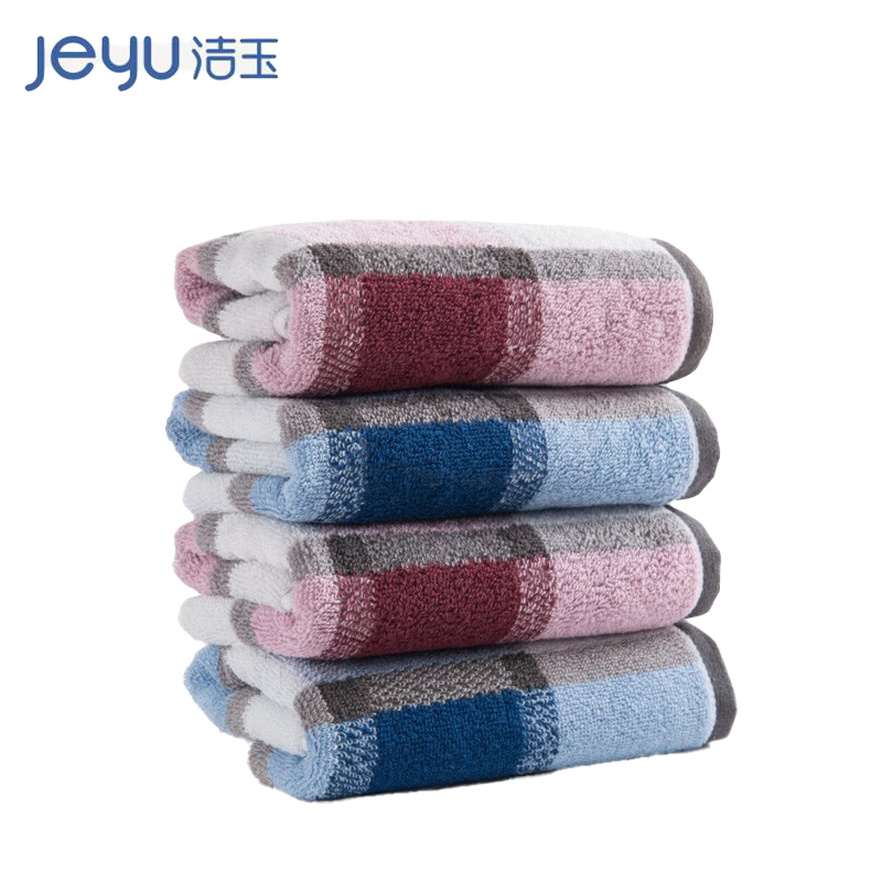 洁玉 J1911F沐颜毛巾加厚吸水亲肤柔软新疆棉A类毛巾34*74 100g