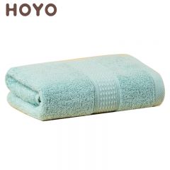 HOYO 1548臻品长绒棉精装牛皮纸单条毛巾青绿