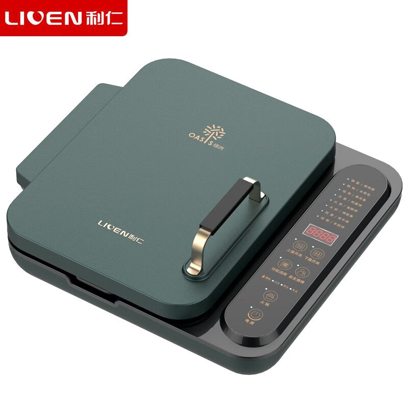 利仁（Liven） G-1电饼铛可拆洗家用加深涮烤一体锅早餐机煎饼锅