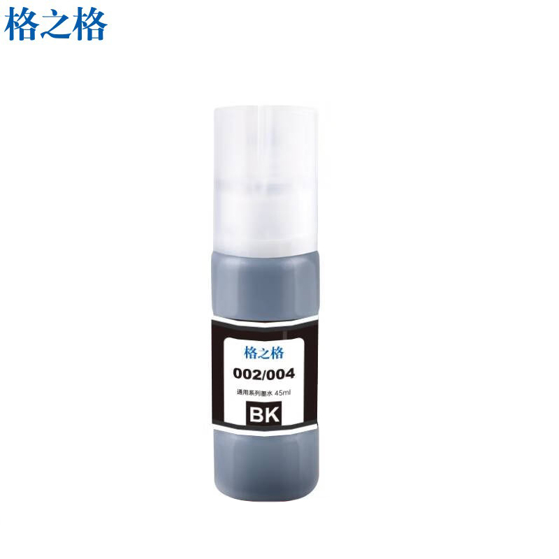 格之格s E 004 NR-E004BK墨水适用于EPSONL3106/L3108/L3115/L3116/L3117/L3118/L3119 4500页黑色单支装