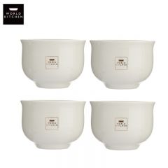 康宁（Corelle Brands） 小主人陶瓷杯四件组-米白WK-XZRB\/KZ\/JY \/BGE WORLD KITCHEN四件组-米白