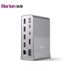 皓丽 HDA-1C14 Typc扩展坞USB-C转HDMI转接头VGA千兆网口拓展坞Mac苹果笔记本转换器3.0分线器PD充电十四合一