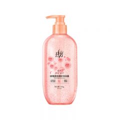 拉芳（lovefun）玫瑰香氛磨砂沐浴露430g持久留香保湿提亮肤色沐浴液