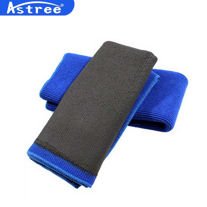 Astree 蓝色15.3*12*3.5cm洗车泥磨泥布美容粘土布去除飞漆除铁粉擦车洗车去污泥飞沙铁屑魔泥毛巾魔术黏土布