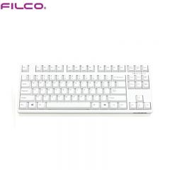 斐尔可（FILCO）FKBC87MC/EMW2「87双模圣手二代」蓝牙无线键盘 双模有线cherry机械键盘 纯白色 青轴