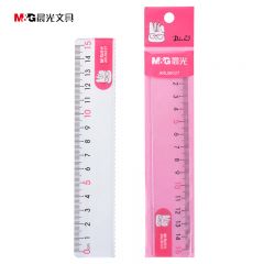 晨光(M&G) RL96127 15cm学生直尺颜色随机考试绘图制图波浪边尺子