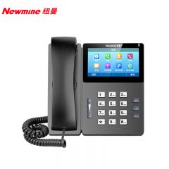 纽曼（Newmine） HL2008TSD-778(R)智能IP电话机 IP自动录音电话 千兆双网口 4.3英寸彩色触摸屏 POE供电