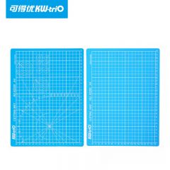 可得优（KW-triO） 9Z200双面切割垫A4蓝色划痕快速自愈防滑雕刻板手账工具