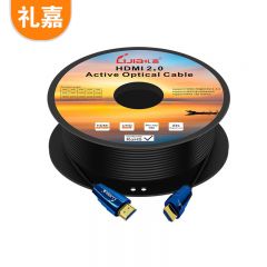 礼嘉（LIJIA）  LJ-GD120光纤HDMI线2.0版120米4K高清线60Hz发烧工程级 笔记本电脑PS4机顶盒连接电视投影仪数据连接线
