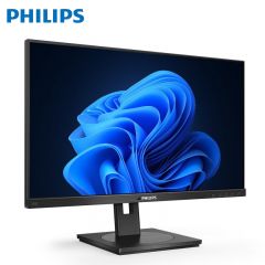 飞利浦（PHILIPS） 245B1/93黑 办公显示器 2K高分 IPS 75Hz 116%sRGB高色域 内置音箱 升降旋转支架 电脑显示屏23.8英寸