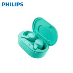 飞利浦（PHILIPS）TAT1207绿 真无线蓝牙耳机无线运动耳机游戏耳机回音降噪蓝牙5.2智能配对苹果华为手机