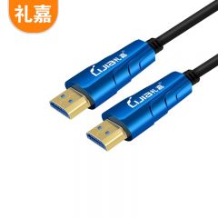 礼嘉（LIJIA）光纤HDMI线2.0版20米 4K高清线60Hz发烧工程级 笔记本电脑PS4机顶盒连接电视投影仪数据连接线 LJ-GD20